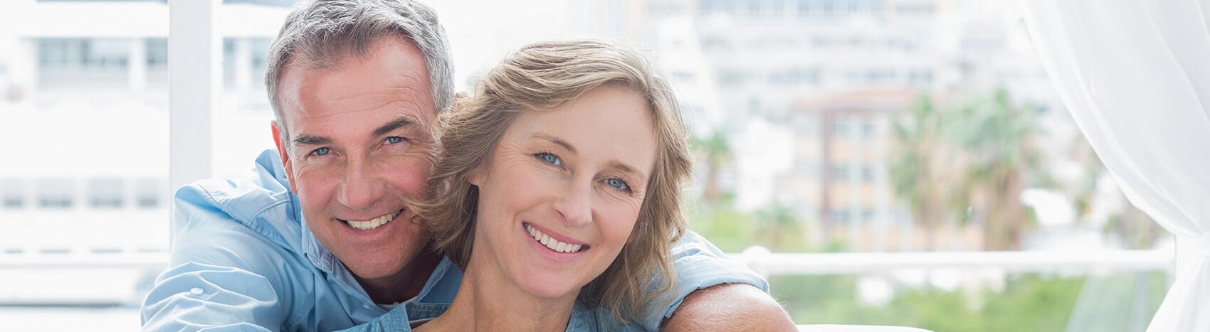 older couple smiling