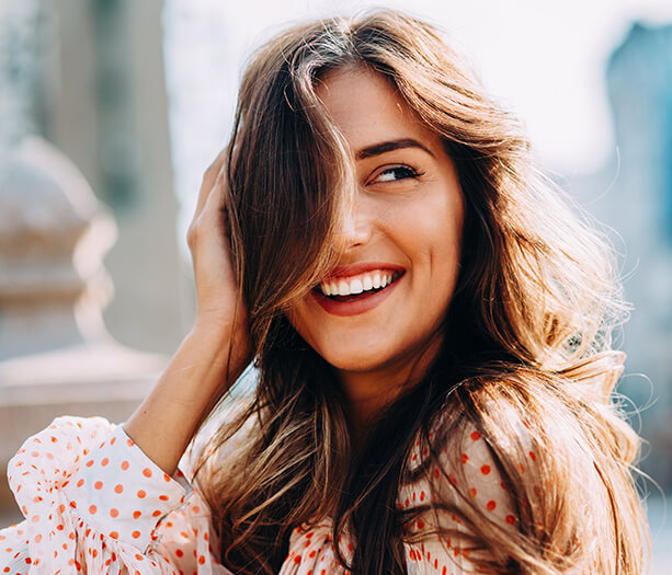 smiling woman