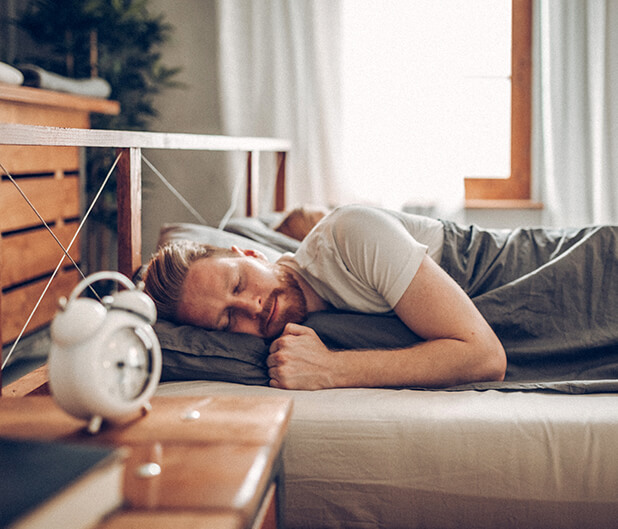 sleeping man