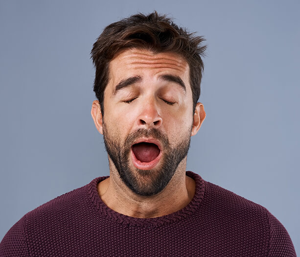 yawning man