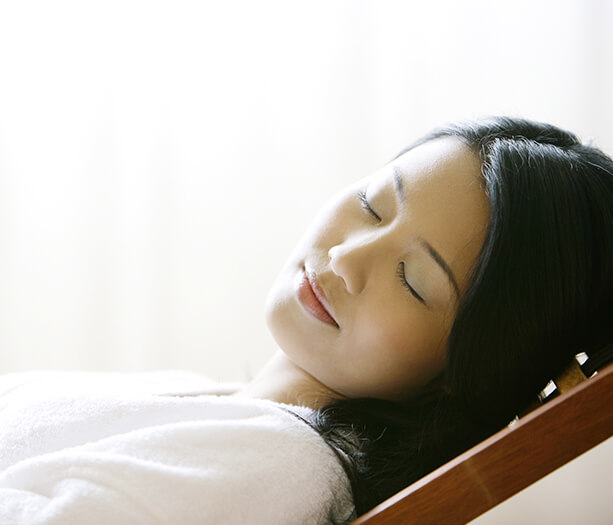 sleeping woman